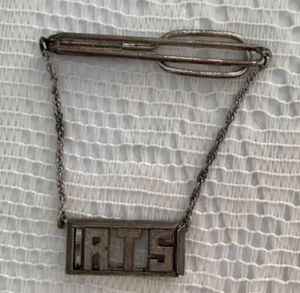 Vintage Monogramed RTS Swank Tie Chain/Cravat Holder- PAT NO.1865995/1932 - Picture 1 of 4