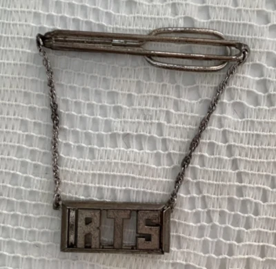 Vintage Monogramed RTS Swank Tie Chain/Cravat Holder- PAT NO.1865995/1932 - Image 1 of 4