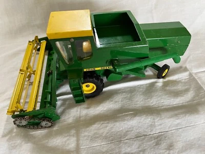 Juguete fundido combinado John Deere 6600 de colección - raro con engranaje de cadena Foto 1 de 4