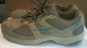 Avia Women's Athletic Walking A378W TAN / Turquoise Fitness Sneakers Shoes 8 M - Picture 1 of 12