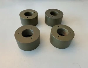 ULTRA RARE 4 ORIGINAL THORENS REFERENCE FEET OLIVE COLOR - Picture 1 of 4