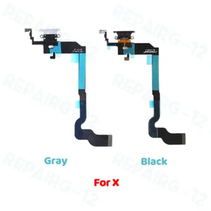 Repuesto flexible de micrófono conector de base de puerto de carga conector de soporte de audio para iPhone X - Imagen 1 de 7