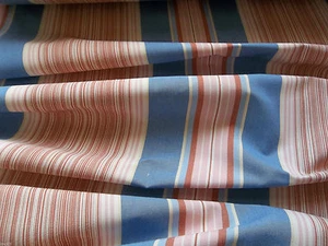 SUMMER HILL LTD Fabric MSRP $225Y COTTON WOVEN ESPADRILLE STRIPE ITALY SUMMER!!! - Picture 1 of 6
