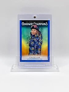 Chloe Kim 2021 Upper Deck Goodwin Champions RARO AZUL REAL PARALELO #32 - ¡EE. UU.! - Imagen 1 de 2