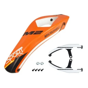 Microheli Aerógrafo Fibra de Vidrio King Cobra Canopy (OR) - OMP Hobby M2 V2 / EXP - Imagen 1 de 2