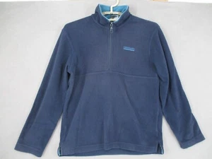 Kathmandu Jumper Kids 10 Years Blue Vintage 1/4 Zip Fleece Jacket Navy Hiking - Picture 1 of 17
