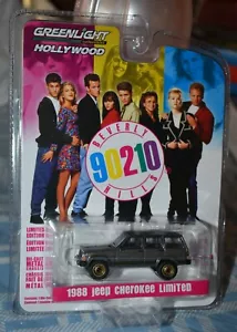 GREENLIGHT 1988 JEEP CHEROKEE LIMITED SERIES 33 BEVERLY HILLS 90210 NEW - Picture 1 of 7
