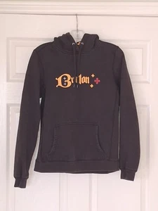 Burton Heavyweight Hoodie Children's Sz Medium, Patterned Hood, Kangaroo Pockets - Picture 1 of 5