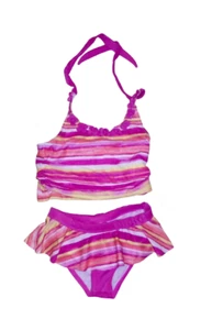 NWT Gymboree Girls size 4 Striped 2-Piece Pink Tankini Set  NEW - Picture 1 of 2