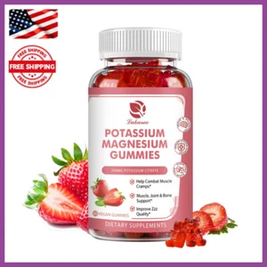 Potassium Magnesium Gummies High Absorption Magnesium Glycinate 200Mg&Potass - Picture 1 of 9