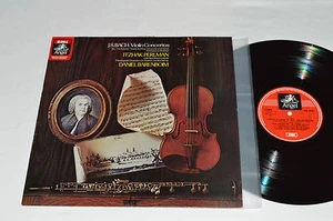 BACH Violin Concertos LP EMI Angel 1975 Itzhak Perlman Daniel Barenboim VG+/VG - Picture 1 of 4