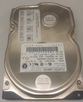 Fujitsu Festplatte MPE3136AT 3.5" IDE Hard Drive 13,7GB getestet - Bild 1 von 4