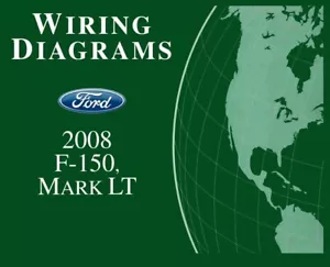 2008 Ford F-150 Lincoln Mark LT Wiring Diagrams Schematics Drawings Color Codes - Picture 1 of 1