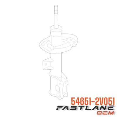 Hyundai Veloster 2013-2017 puntal delantero izquierdo nuevo OEM 54651-2V051 Foto 1 de 4