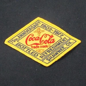 Coca Cola 75th Anniversary Cloth Patch Shawnee, OK - Picture 1 of 2
