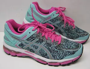 Asics Gel Kayano 22 Damen-Laufschuhe 9,5 blau rosa Top Zustand - Bild 1 von 16