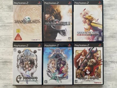 SONY PS2 Shadow Hearts 1 2 From The New World & Ar Tonelico 1 2 & Venus & Braves - Image 1 of 4