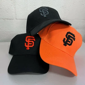 San Francisco Giants Cap Hat Embroidered SF Adjustable Curved Men - Picture 1 of 10