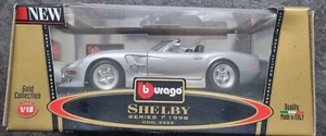 BBURAGO Modellauto 1:18 Shelby Series 1 - 1998 Unbespielt In OVP - Bild 1 von 3