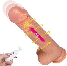 Dildo Vibrator für sie mit Stoßfunktion G-Punkt Vibratoren 10 Vibration modi 