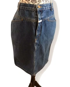 VINTAGE Marithe Francois Girbaud Jeans Woman’s Denim Skirt Waist Size 28” - Picture 1 of 12
