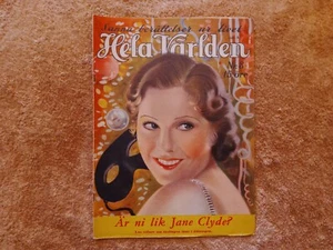 JANE JUNE ? CLYDE Front Cover 1933 - Picture 1 of 9