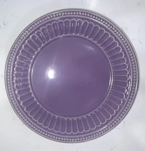 NWT New With Tag LENOX "French Perle" Everything 8" Plate Lavender Purple 855562 - Picture 1 of 5
