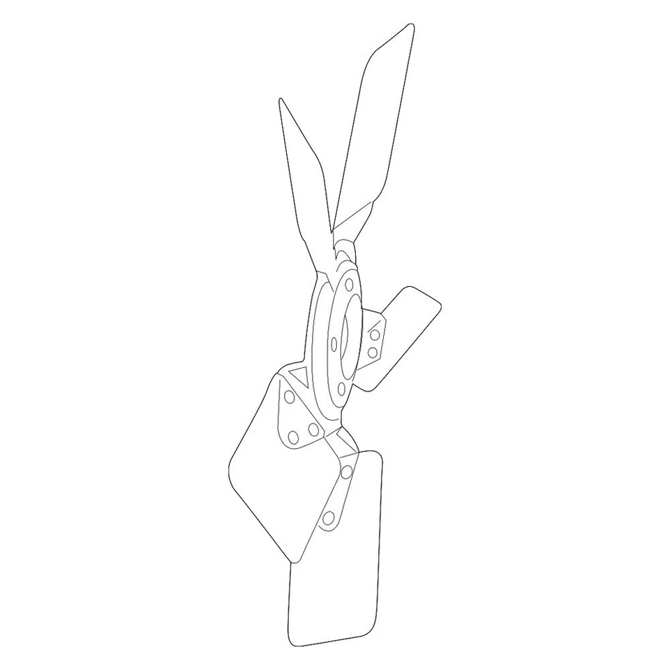 For Ram 2500 2020 Mopar 68359841AC Front Engine Cooling Fan - Image 1 of 1