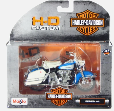 Harley Davidson Motor Cycles 1966 FLH Electra Glide Maisto Series 44 Foto 1 de 3