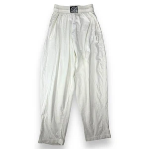 Vintage POWERHOUSE GYM Bodybuilding Weightlifting Pants Mens XL White USA - Picture 1 of 7