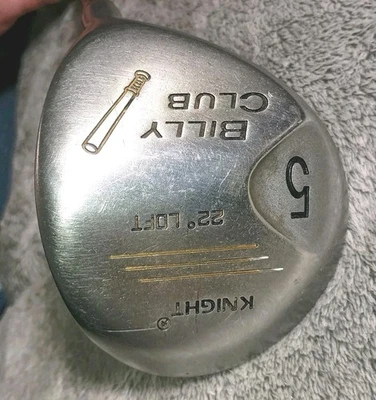 Empuñadura de golf Knight diestro Billy Club 22° 5 madera 5 W velocidad ligera grafito flexible firme Foto 1 de 4