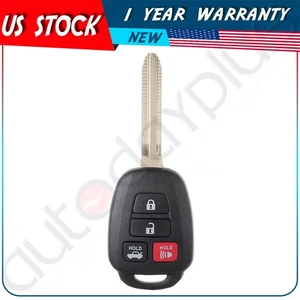 Remote Car Key Fob for Toyota Camry for Corolla 2014 2015 2016 2017-2019 Buttons - Picture 1 of 8