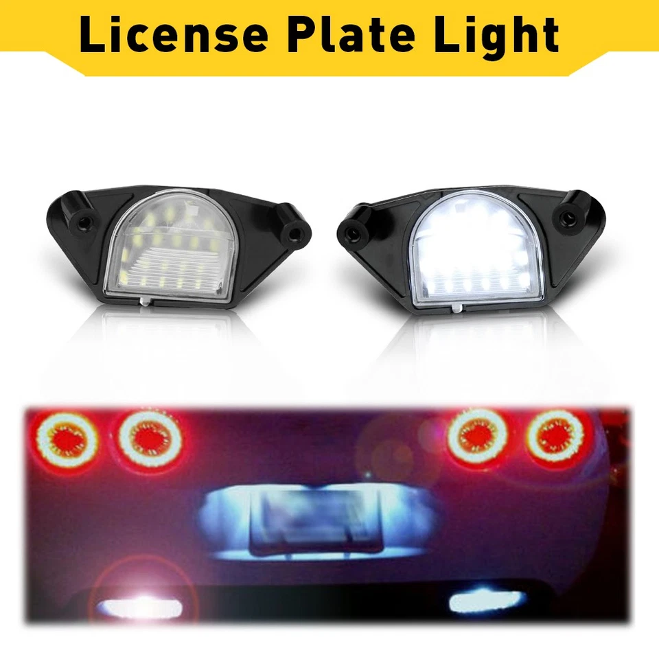 Luz de placa LED License Fit 42-SMD S15 GMC Syclone Sonoma blanco brillante AUXITO Foto 1 de 4