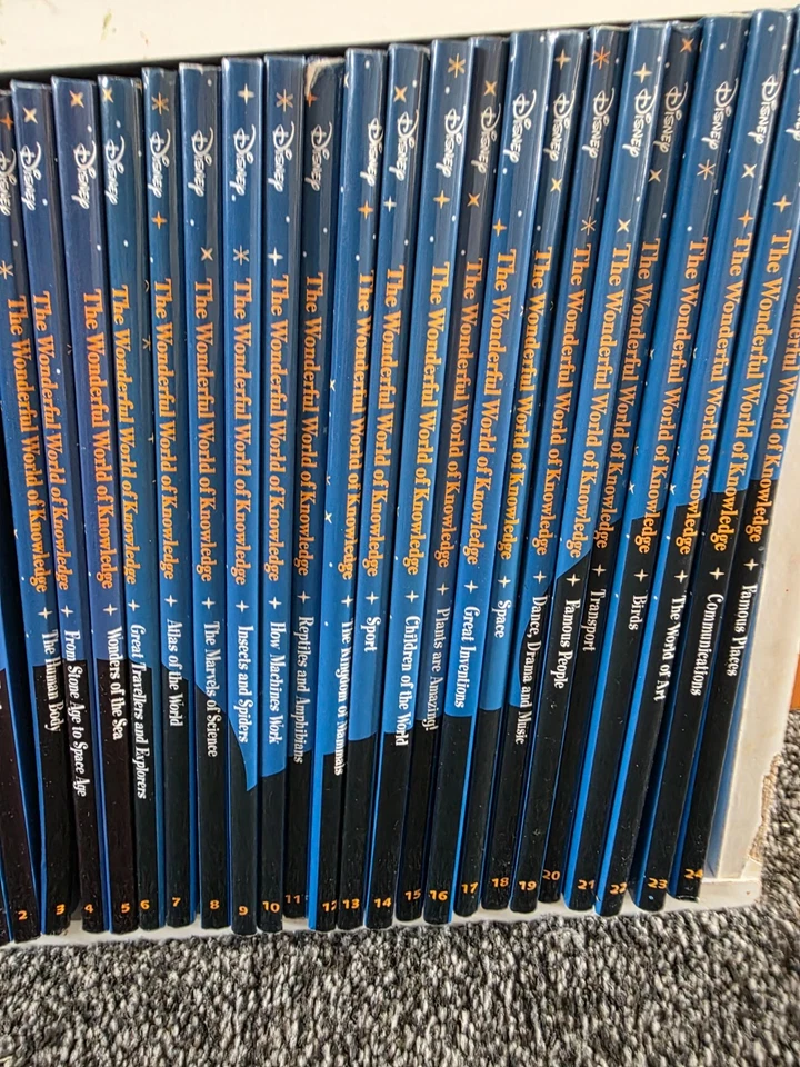 DIsney  The Wonderful World Of Knowledge  full set vols 1 - 24  VGC - Image 1 of 1