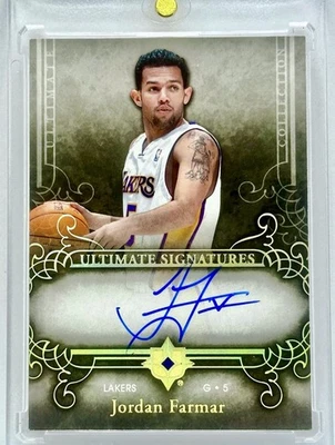 2006 Upper Deck Ultimate Collection Signatures On Card Auto #JF Jordan Farmar RC - Image 1 of 2