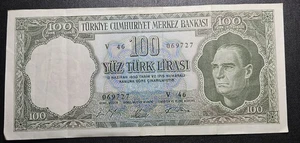 Türkei 100 Lira 1930 - 1964 P-177 vz - Bild 1 von 2