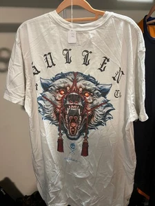 WOLF theme White XL Short sleeve Tee - Picture 1 of 5