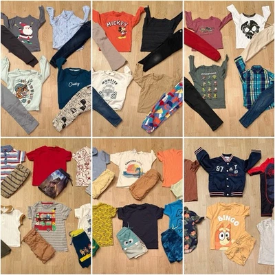 Pacchetto vestiti enorme bambino età 3/4 anni Next Disney Zara M&S 55 articoli - Immagine 1 di 4