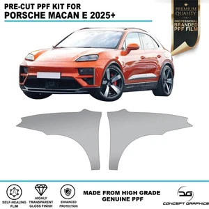 Full Wings Stone Chip Guard PPF Paint Protection film for Porsche Macan E 25+ - Picture 1 of 4