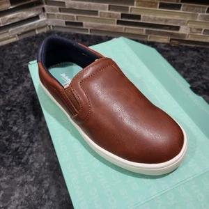 NIB Dr. Scholl's Youth Madison Kids Slip On Sneaker Brown 13 M - Picture 1 of 4