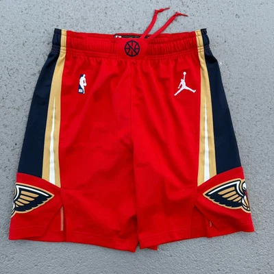 Men's New Orleans Pelicans Team Issued NBA Authentic Jordan Nike Shorts 42 +1 XL - Image 1 of 4
