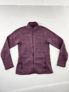Patagonia Womens Better Sweater Jacket Fleece Full Zip Plum Purple Size Medium - Picture 1 of 9