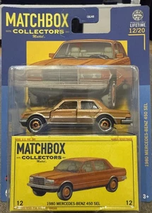 New MATCHBOX Collectors 1980 Mercedes-Benz 450 SEL - Picture 1 of 2