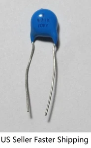 10 pcs 10KV 10000V 470PF High Voltage Ceramic Capacitor - Picture 1 of 1