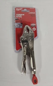 milwaukee 7" Curved Jaw Locking Pliers With Torque Lock Lifetime Warranty - Picture 1 of 4