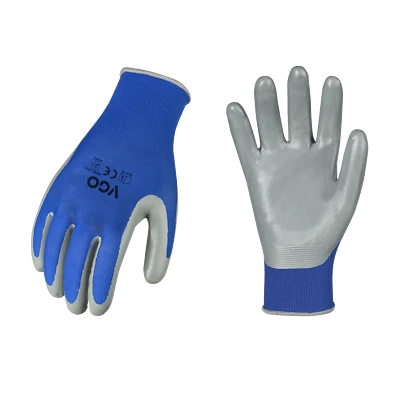 Vgo 3/5/10 Pairs Non-slip Nitrile Coat Garden Glove Yard Work Gloves (NT2110) - Image 1 of 4