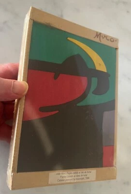 Very RARE COLLECTABLE Joan Miro - Catalan Farmer in the Moonlight WOOD PUZZLE - Image 1 of 4