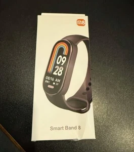 Xiaomi Smart Band 8 Black and Pink Bands - Picture 1 of 3
