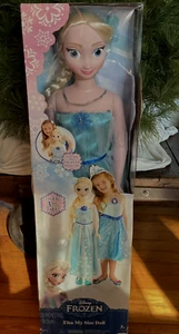 DISNEY FROZEN ELSA MY SIZE Doll 2014 RARE TARGET 38 inch with Clip- NEW SEALED - Bild 1 von 15