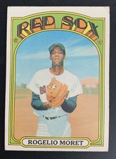 1972 Topps Boston Red Sox Baseball Card #113 Rogelio Moret